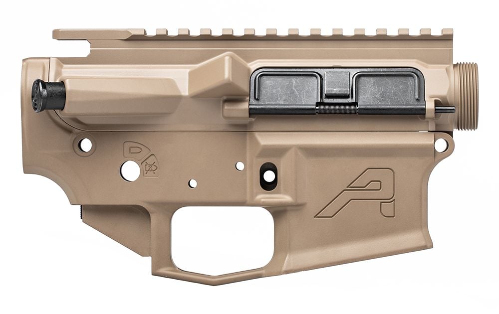 Aero Precision M4E1 Threaded Assembled Receiver Set - FDE Cerakote