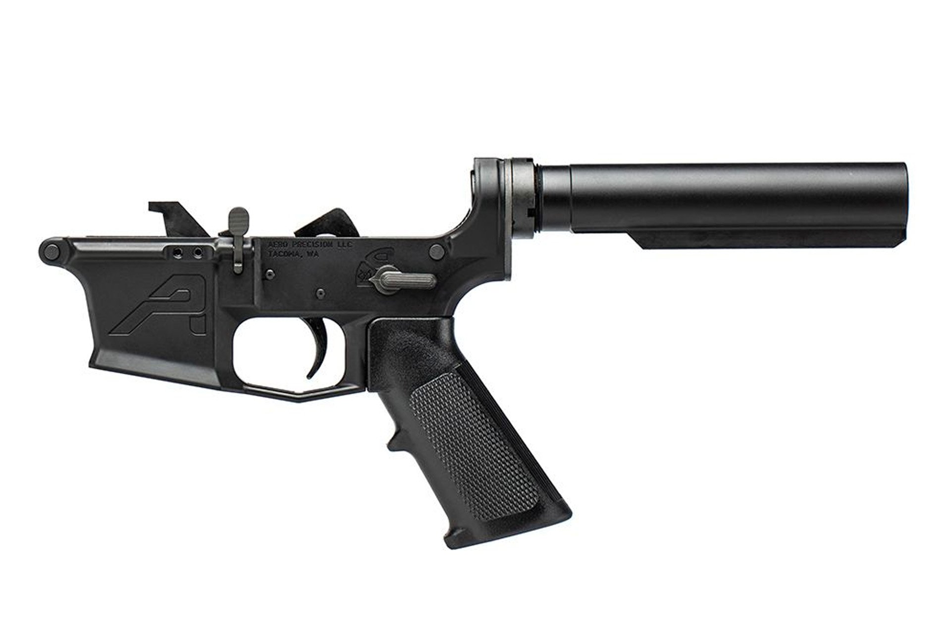 Aero Precision EPC-9 Carbine Complete Lower Receiver w/ A2 Grip No Stock - Ano/Black