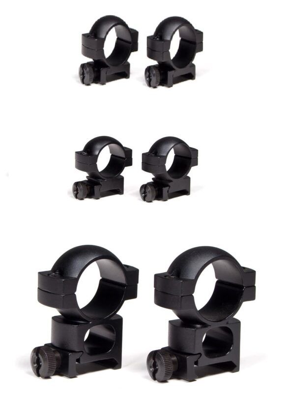  Vortex 1 Inch Rifle Scope Rings, Set of 2, Black AR15Discounts