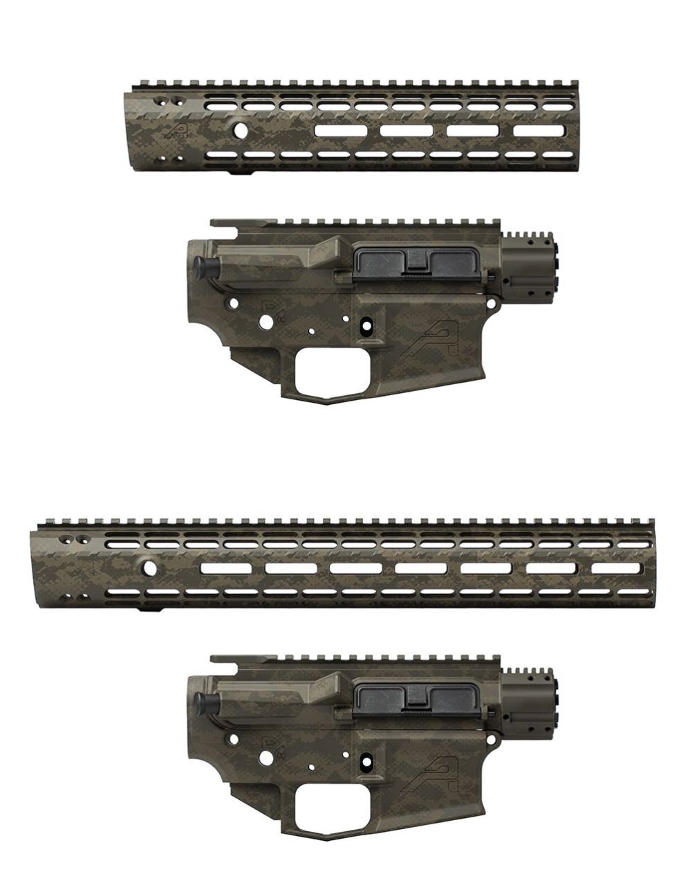 Aero Precision M4E1 Builder Set w/ Enhanced M-LOK Handguard - OD Snakeskin