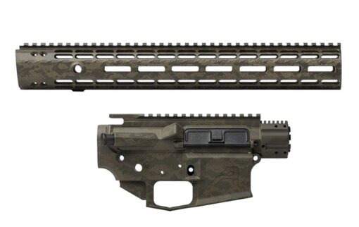 Aero Precision M4E1 Builder Set w/ Enhanced M-LOK Handguard - OD Snakeskin - 15" - AR15 Discounts