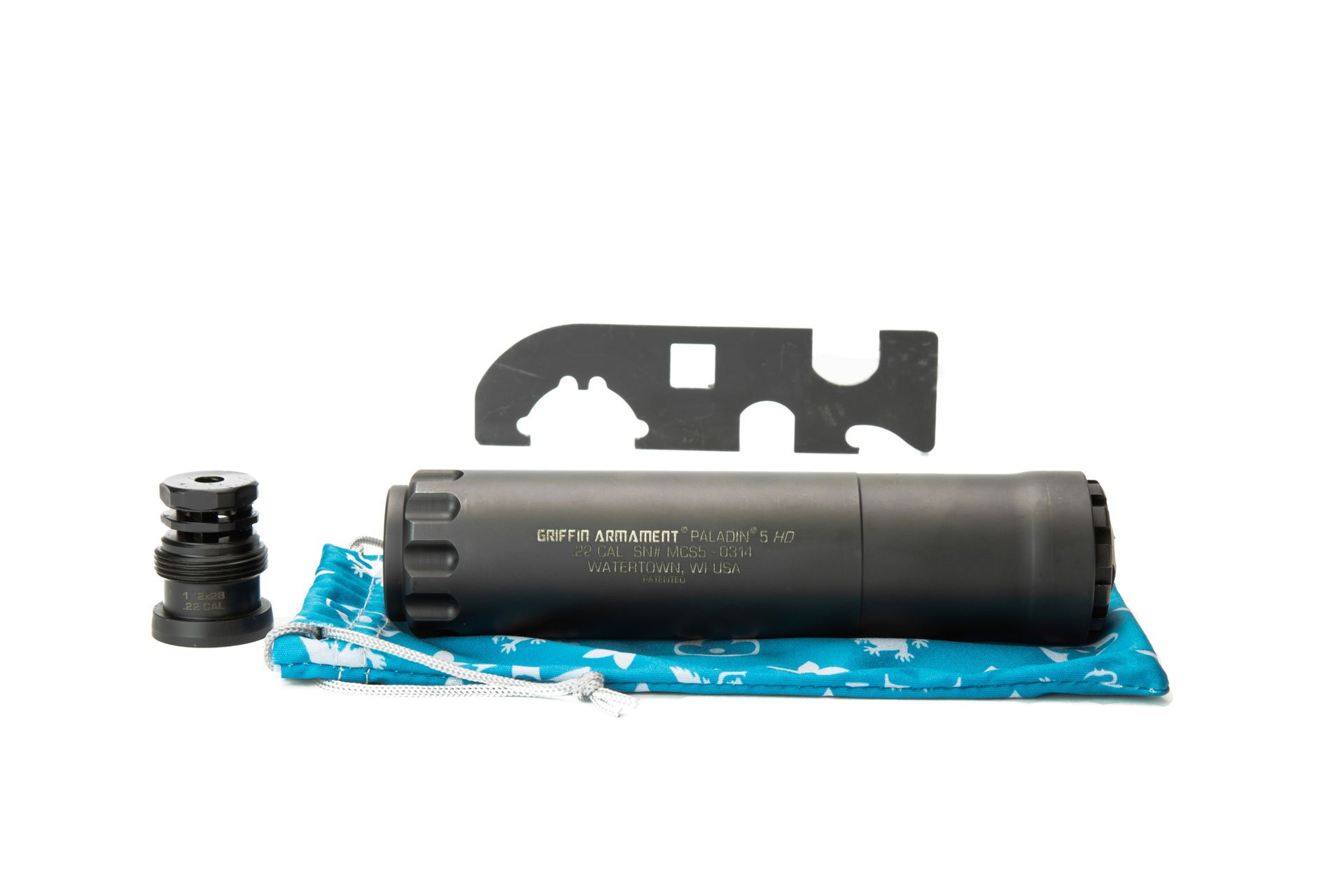 Griffin Armament Paladin 5 HD 22-250 QD Suppressor