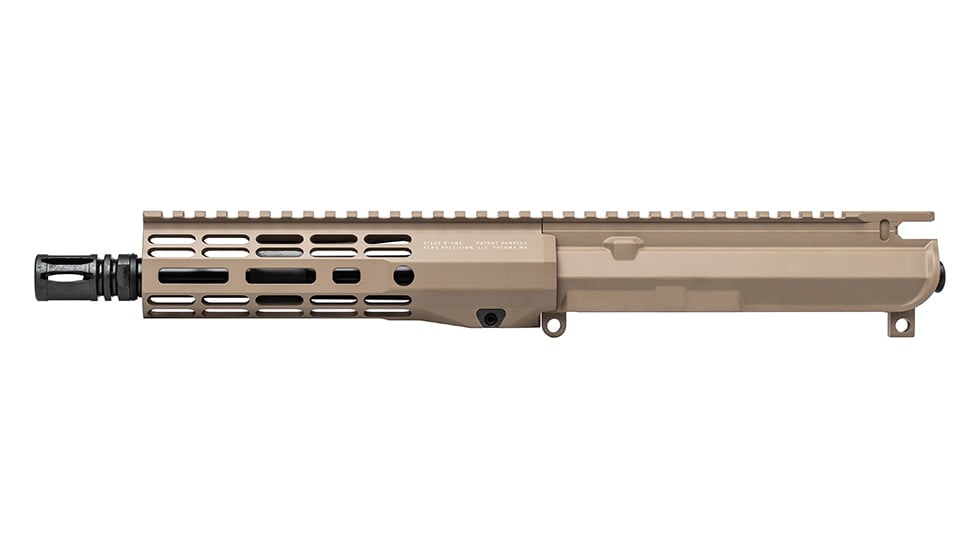Aero Precision M4E1 Complete Upper, 8" 5.56 Pistol Barrel w/ 7.3" Enhanced Gen 2 Handguard - FDE Cerakote