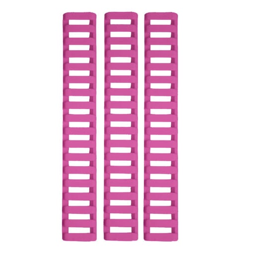 Ergo 18-Slot Ladder LowPro Rail Covers 3PK - Pink