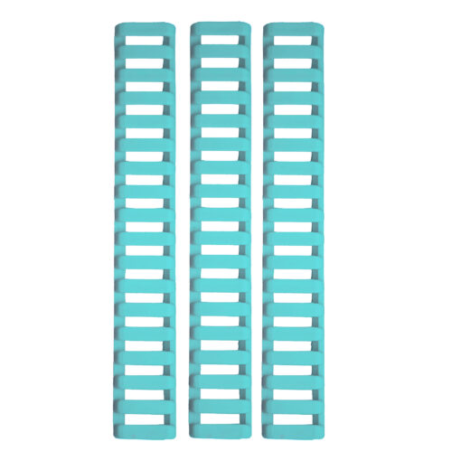 Ergo 18-Slot Ladder LowPro Rail Covers 3PK - Robins Egg Blue