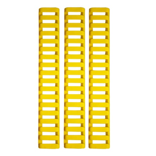 Ergo 18-Slot Ladder LowPro Rail Covers 3PK - Yellow