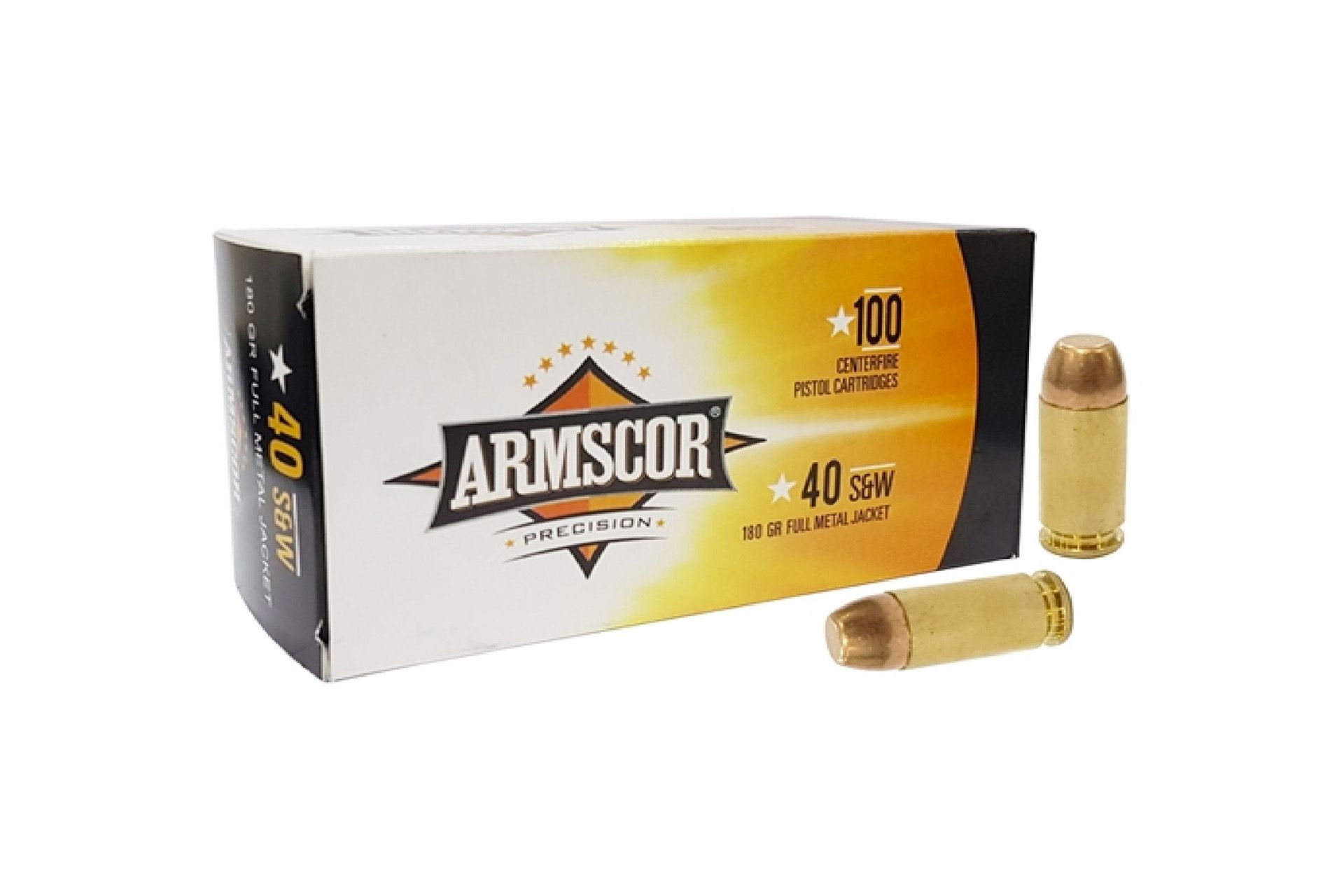 Armscor 40S&W ARM50316 180 Grain Full Metal Jacket Ammunition - 1200rd Case - 50316 Case