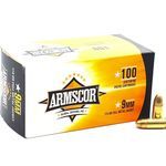 Armscor 9mm ARM50444 115 Grain Full Metal Jacket Ammunition – 1200rd Case
