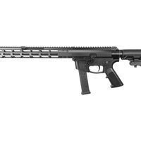 Foxtrot Mike Mike-9 9mm Ambi Billet Front Charging 16" Rifle, M4 Stock, Micro 4-Port Muzzle Brake, A2 Grip - MIKE-9B-16FC-R