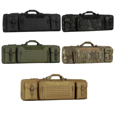 Savior Equipment Urban Warfare Double Rifle Bag - Suitable for Rifle Shotgun, w/ Backpack Strap, 42" Long