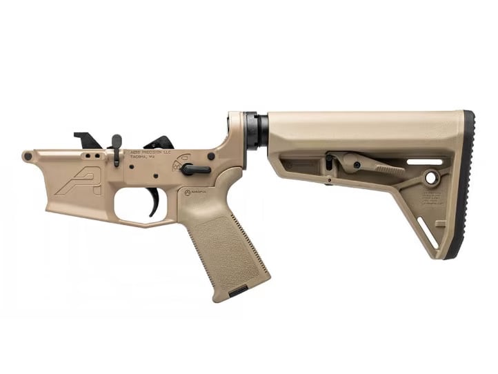 Aero Precision EPC-9 Carbine Complete Lower Receiver w/ MOE Grip, MOE SL Carbine Stock - FDE/FDE