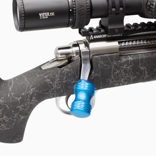 AR15 Discounts Anarchy Outdoors Clamp-On Bolt Knob - Blue - $49.99 at AR15 Discounts