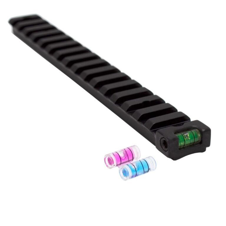  Anarchy Outdoors Savage Axis Scope Base with Bubble Level Short Action Permanent Bubble Level