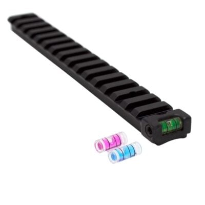 Anarchy Outdoors Savage Axis Scope Base with Bubble Level Short Action Permanent Bubble Level