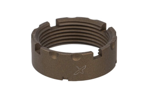 Forward Controls Design CN5F Castle Nut for A5 Buffer Kits - Burnt Bronze - AR15 Discounts