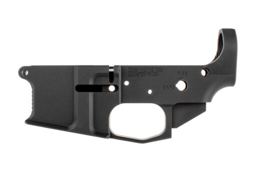 Cross Machine Tool UHP15-SS Smooth-Side Billet AR-15 Stripped Lower Receiver - 