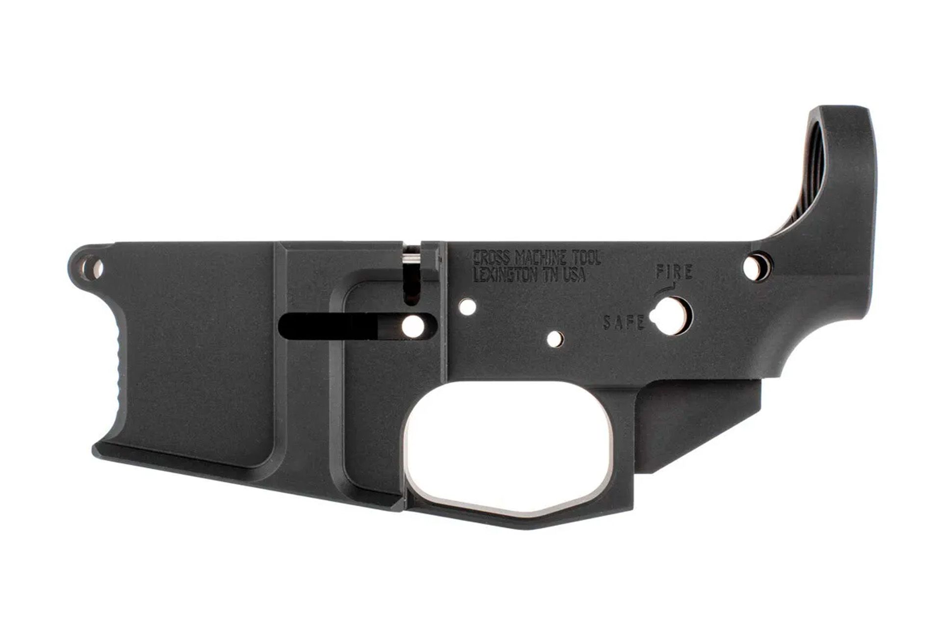 UHP15-SS - Cross Machine Tool UHP15-SS Smooth-Side Billet AR-15 Stripped  Lower Receiver - AR15Discounts