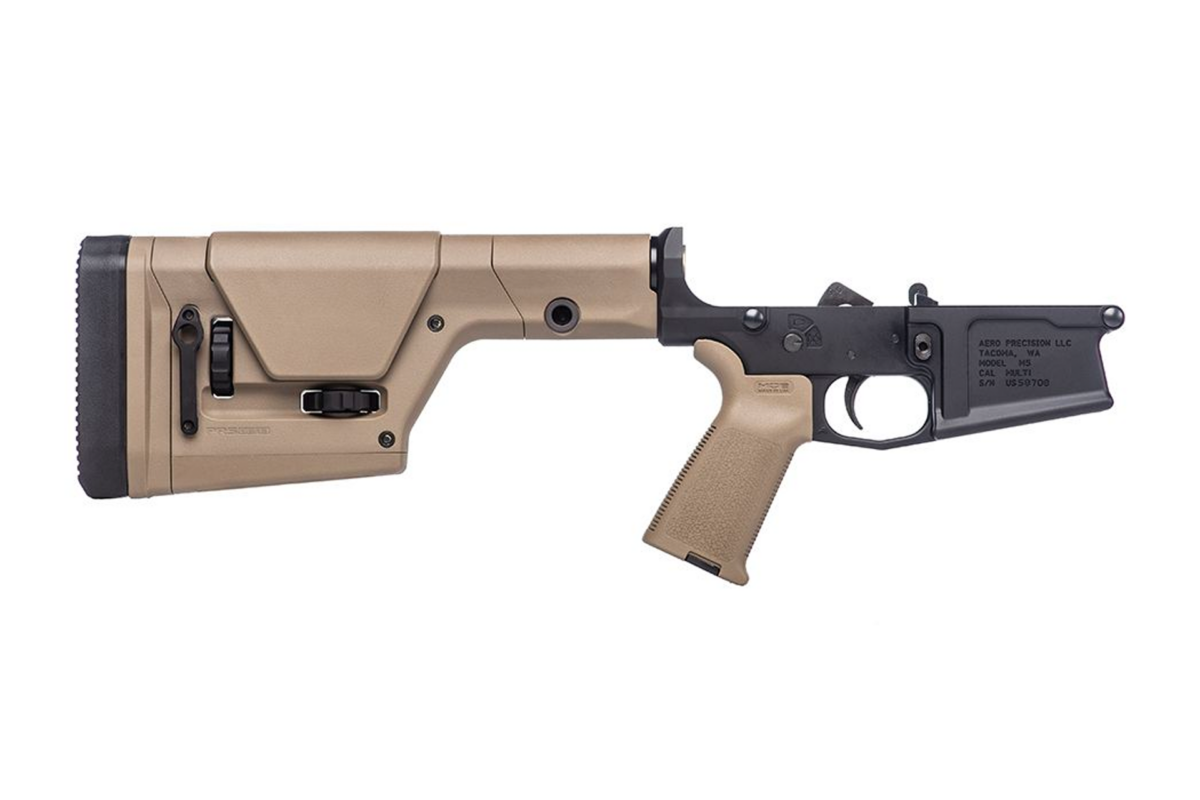 APAR308226 - Aero Precision M5 Complete Lower Receiver w/ FDE MOE Grip ...