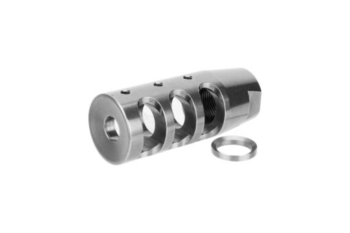 Dirty Bird 5.56/.223 1/2x28 Three Port Muzzle Brake - Stainless