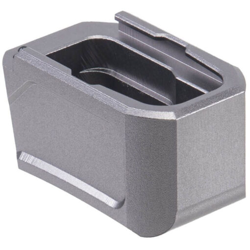 Tyrant Designs Glock 42 +2 Compatible Magazine Extension - Grey