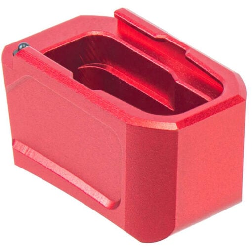 Tyrant Designs Glock 42 +2 Compatible Magazine Extension - Red