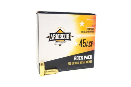 Armscor Precision 45 ACP 230GR FMJ ROCK PACK Handgun Ammo - 800 Rounds -