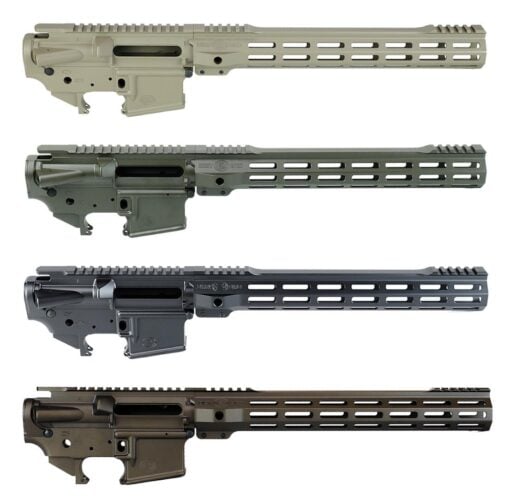 Dirty Bird AR-15 Forged Multi-Cal Receiver Set + SRMS Handguard - OD Green, 12.7"
