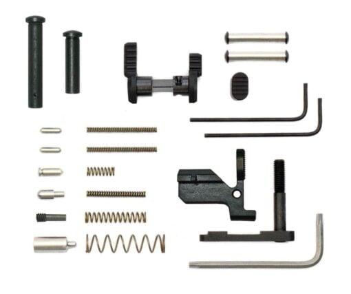 Armaspec AR-10 Gun Builders Stainless Lower Parts Kit - Black - AR15 Discounts