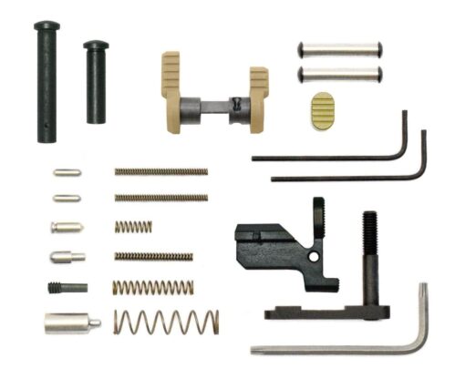 Armaspec AR-10 Gun Builders Stainless Lower Parts Kit - FDE - AR15 Discounts