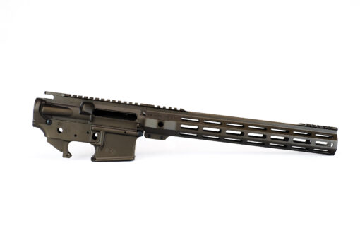 Dirty Bird AR-15 Forged Multi-Cal Receiver Set + SRMS Handguard - Midnight Bronze, 12.7"