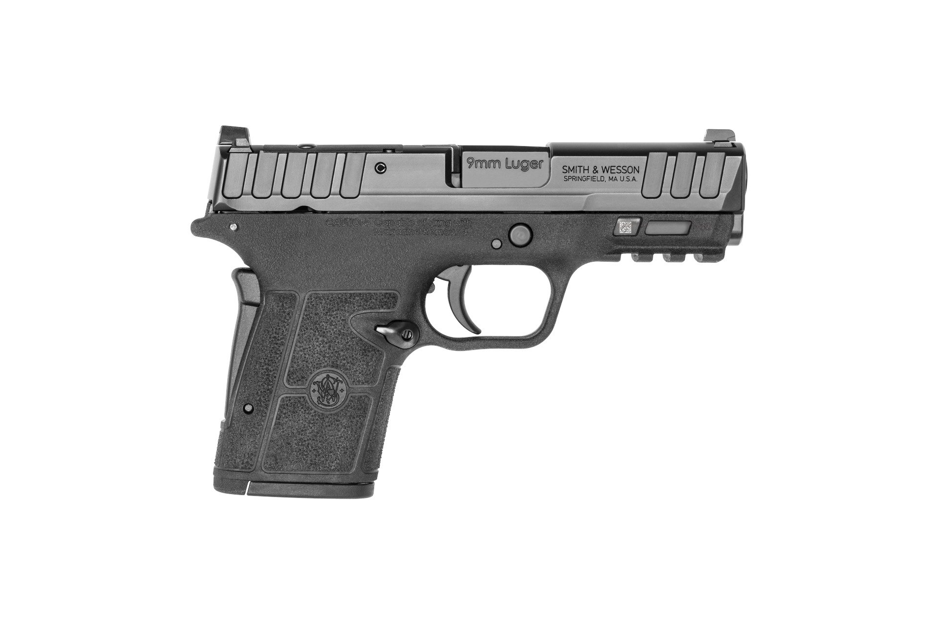 Smith & Wesson Equalizer 3.675" 9mm 15rd Subcompact Semi-Auto Pistol - Black