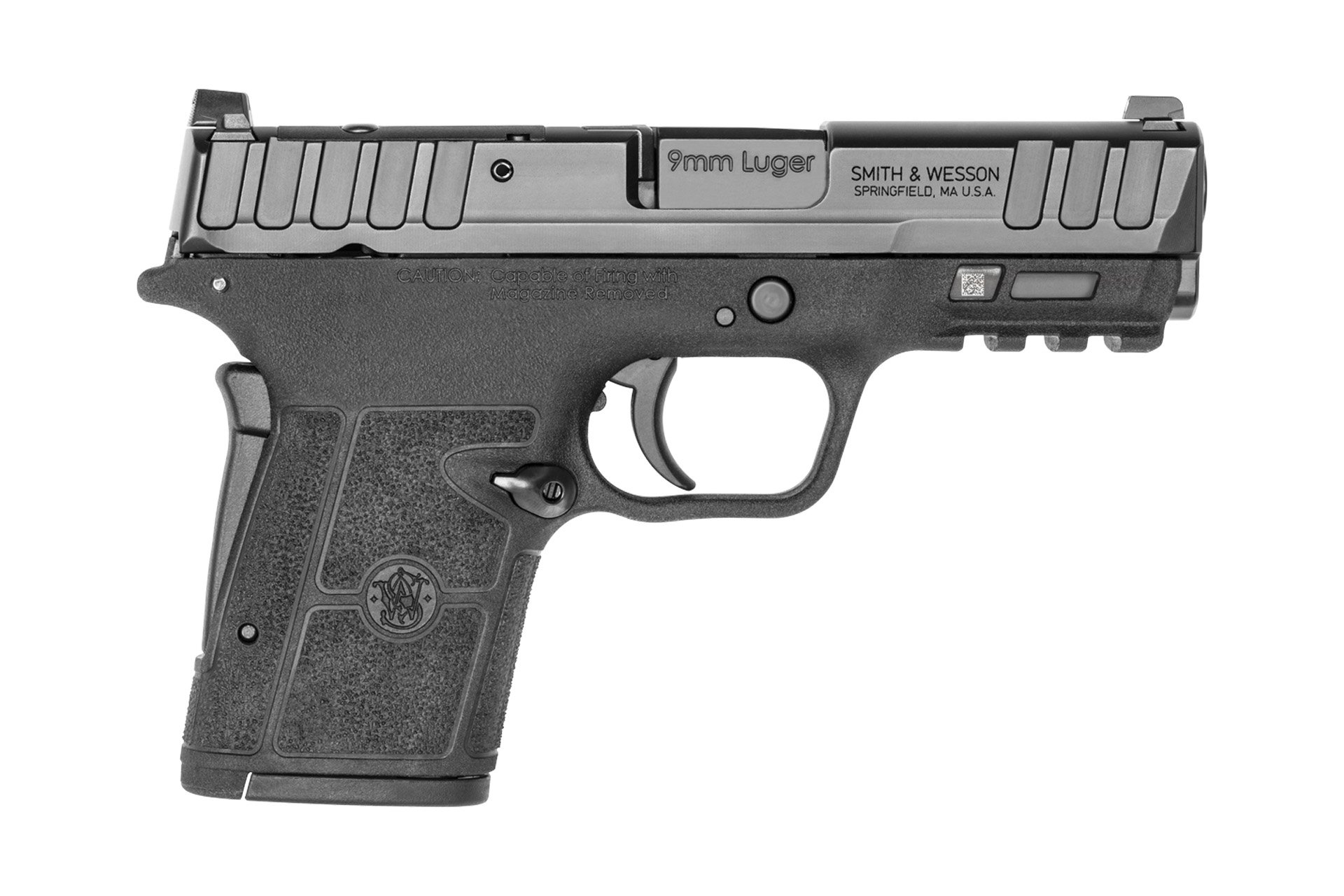 Smith & Wesson Equalizer 3.675" 9mm 10rd Subcompact Semi-Auto Pistol - Black