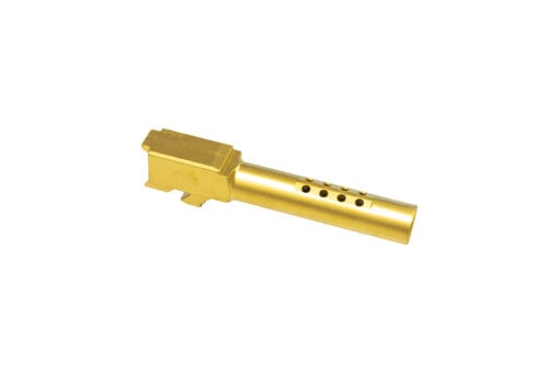 Dirty Bird 9mm Barrel for Glock 17 Gen 1-4 - Ported - Gold