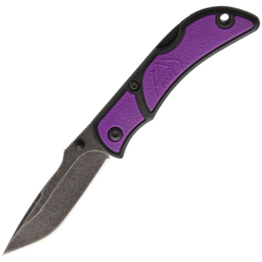 AR15 Discounts Outdoor Edge 2.5 CHASM - Small, Plain Edge Purple - $16.99 at AR15 Discounts