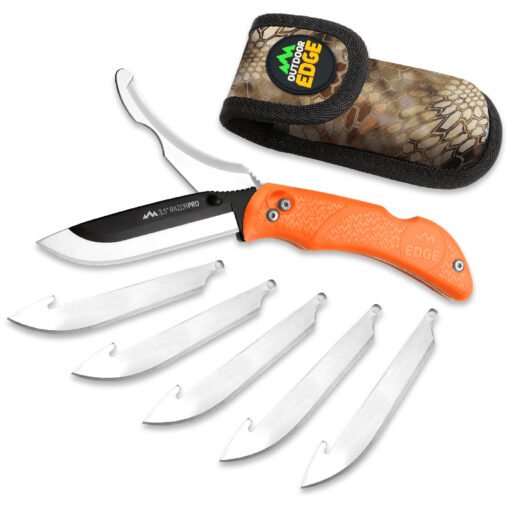 AR15 Discounts Outdoor Edge 3.5 RAZOR-PRO Orange, 6-Blades - $59.95 at AR15 Discounts