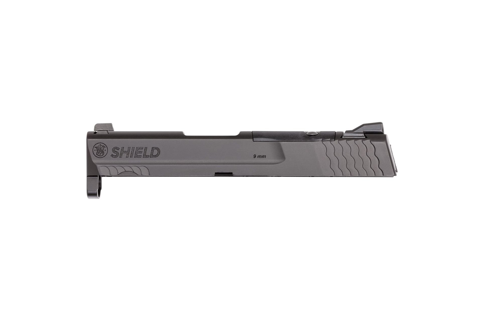 S&W Shield Slide Assembly, SHIELD SMS/Holosun 507K Footprint, White 3 Dot Sights, Fits 9MM 3.1" Barrel Shield and Shield M2.0 Models - Black