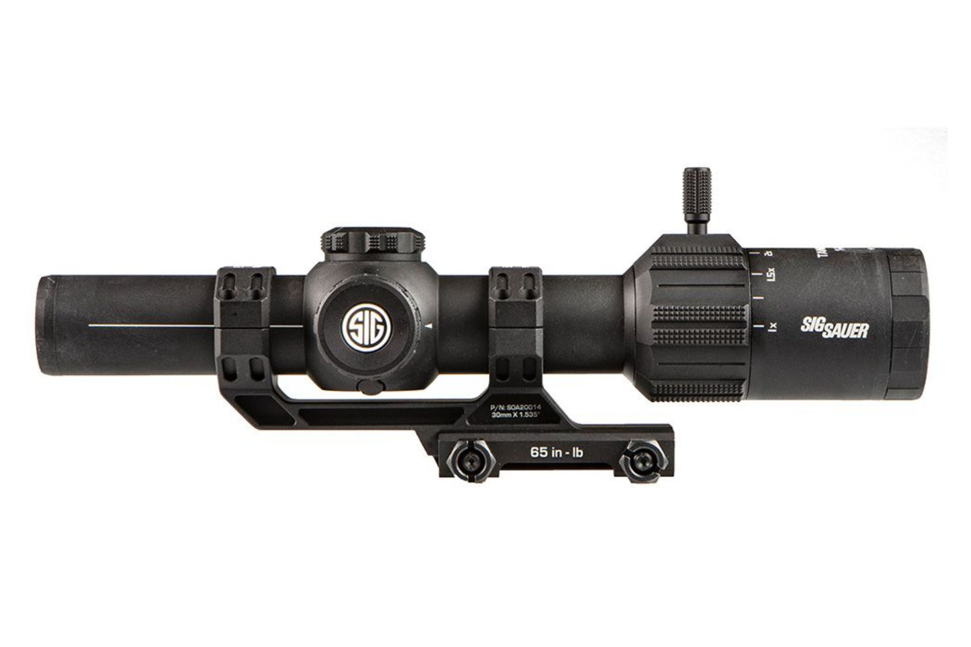 Sig Sauer SIG Tango MSR LPVO 1-6x24mm SFP Rifle Scope With Alpha Cantilever MSR Mount - Black