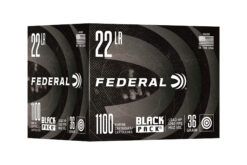 Federal Black Pack 22LR 36gr Lead Hollow Point Ammo – 4400 round case