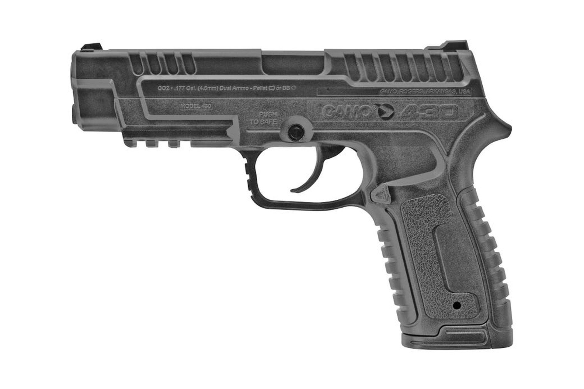 Gamo P-430 .177 Caliber Pellet/BB Dual Ammo CO2 Air Pistol