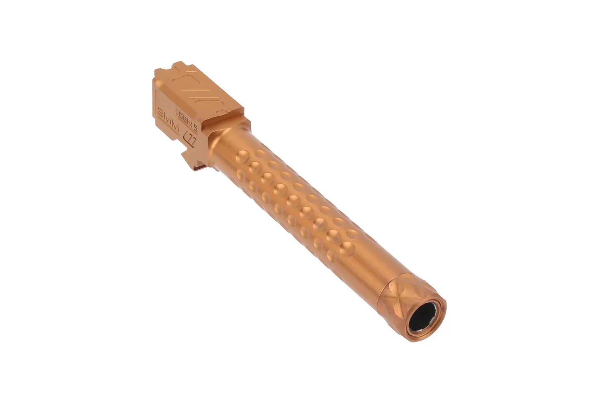 Zev Technologies Optimized Match Threaded Barrel For GLOCK 17 Gen 5 - Bronze