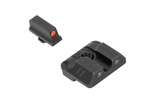 AR15 Discounts Zev Technologies Combat Night Sight Set - Tritium and Orange Fiber Optic Front - Tritium Rear - $139.16 at AR15 Discounts