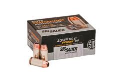 SIG Sauer Elite 40 S&W Luger V-Crown JHP 180 Grain Ammo – 20 rounds