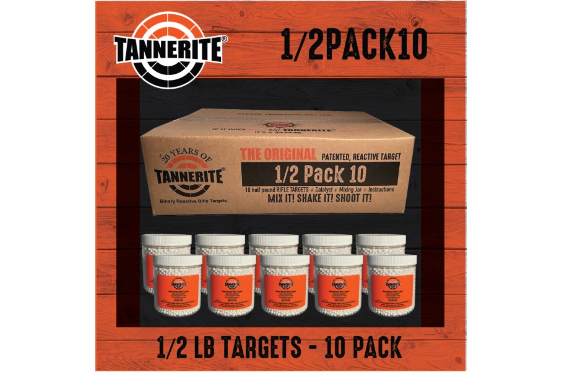 Tannerite® Half 2 Pack ~ Two 1/2 Pound Targets – Tannerite®