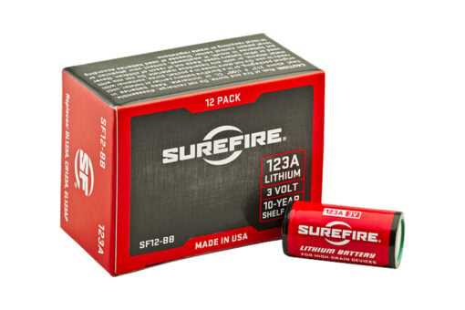 Surefire SF12-BB CR123A Batteries - 12 Pack - 