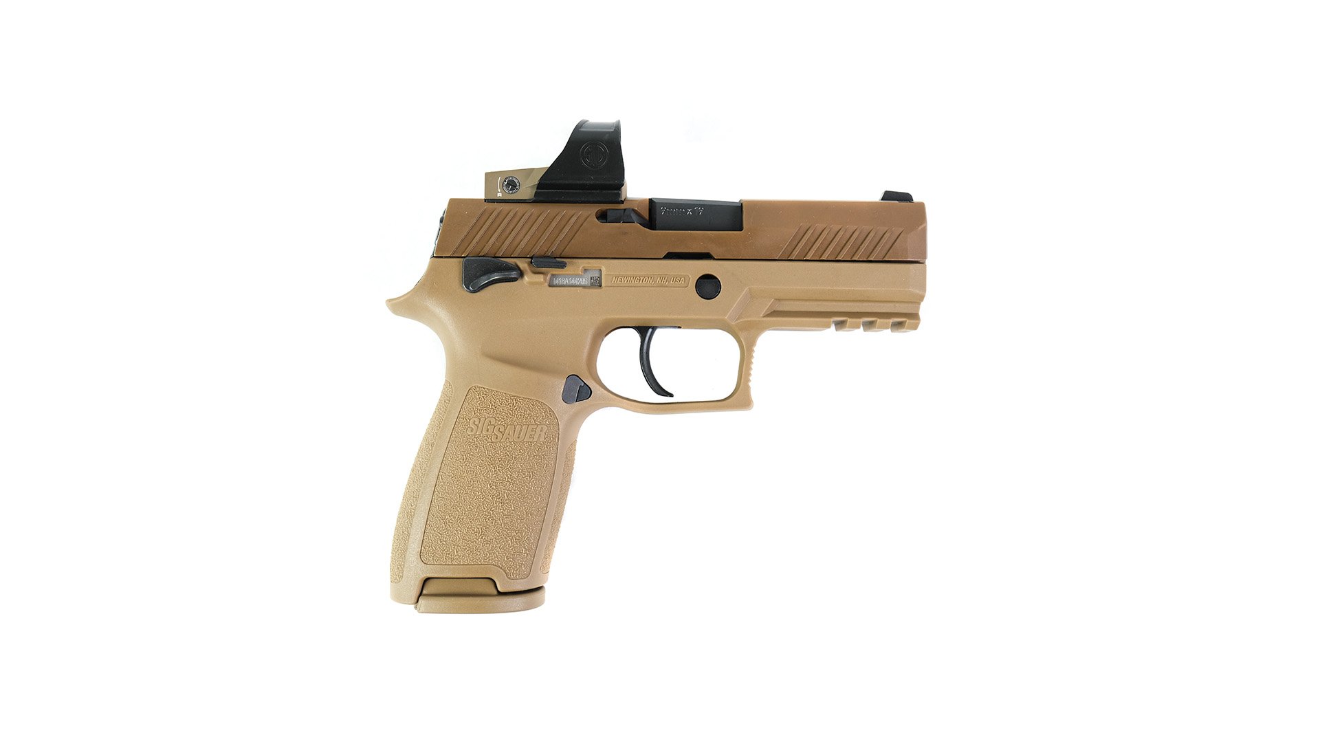 Sig Sauer P320 M18 3.9" 9MM 10Rd Compact Semi-Auto Pistol - Coyote