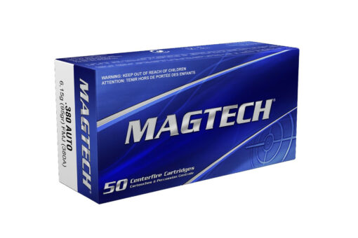 Magtech 380 AUTO 95GR FMJ. 380A Handgun Ammo - 50 Rounds - AR15 Discounts