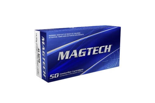 MAGTECH .45 AUTO 230GR FMJ-SWC Handgun Ammo - 50 Rounds - AR15 Discounts