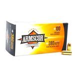 Armscor 50315 Pistol Value Pack 380 ACP 95 gr Full Metal Jacket (FMJ) 100 Bx