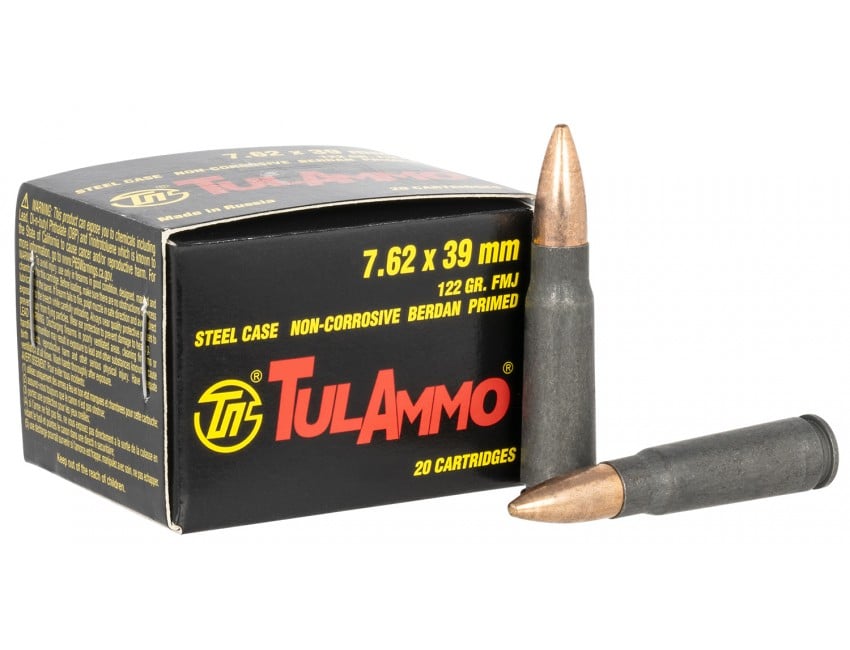 7.62x39 122gr FMJ – 20rd