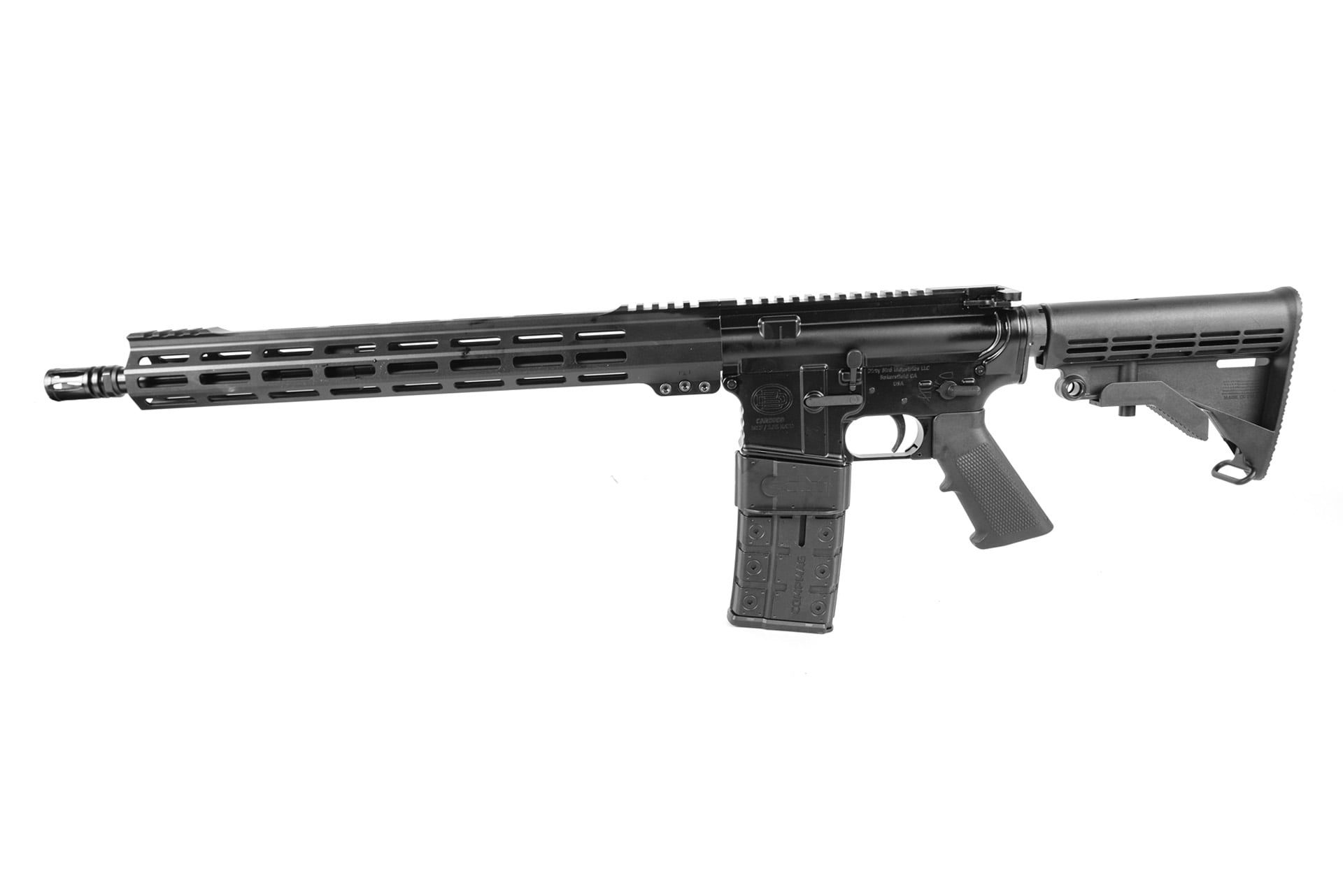 Dirty Bird 16″ 5.56 Midlength M-LOK CAR CA Compliant Recce Rifle – Black
